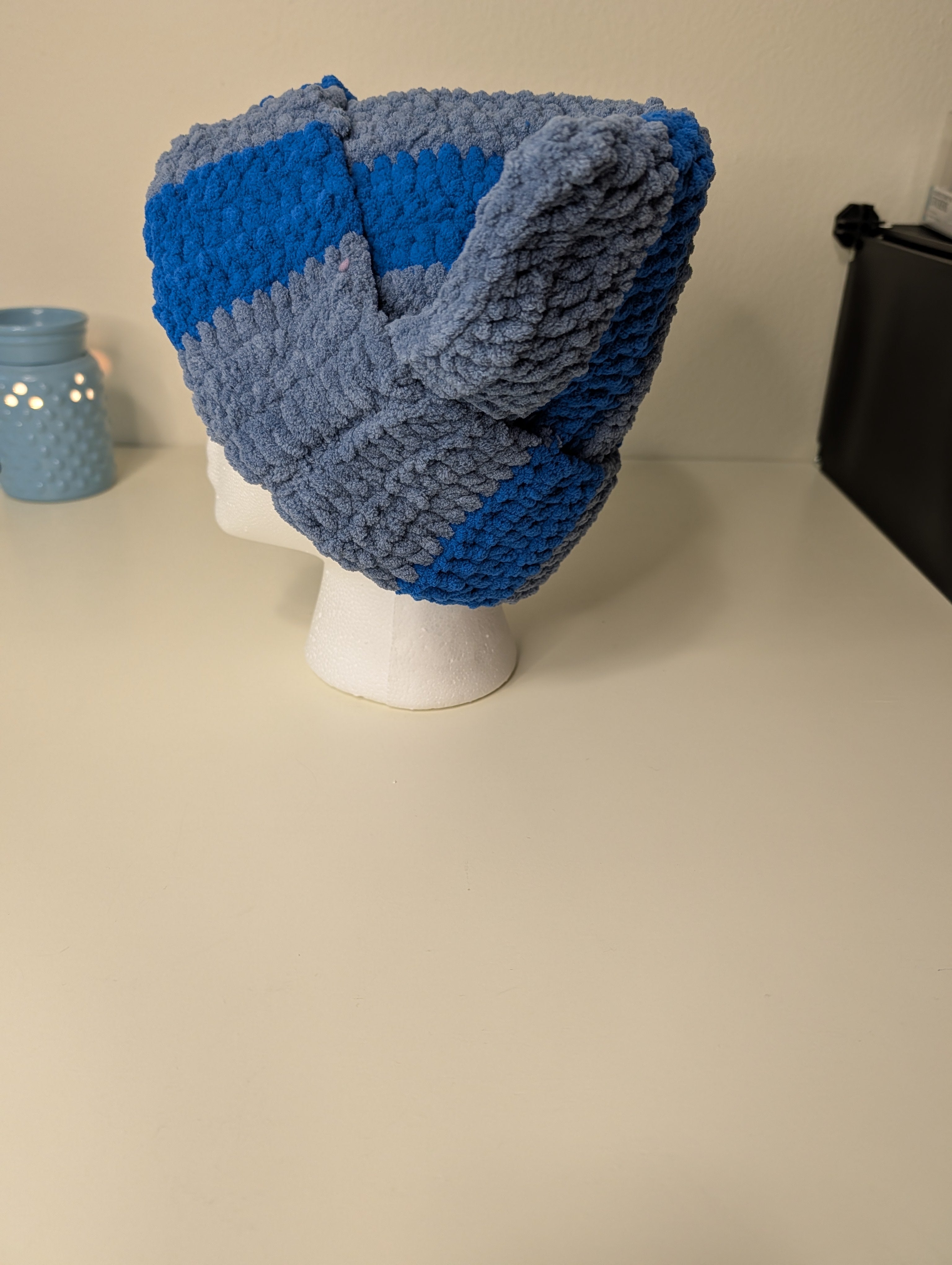 Chunky Cat Beanie-- Striped